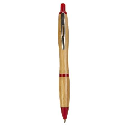 Bamboo curvy ball pen