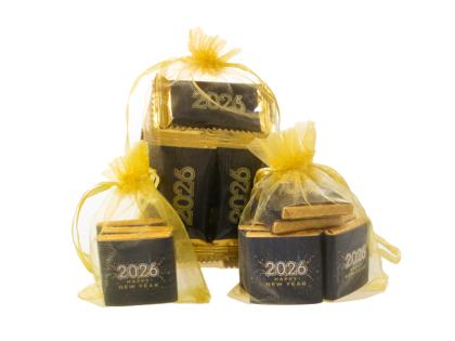 NEW YEAR 2026 NEAPOLITAN CHOCOLATE SQUARE, ECO-friendly