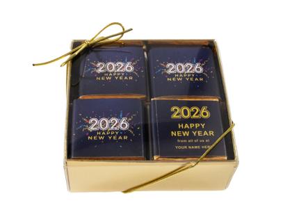 NEW YEAR 2026 NEAPOLITAN CHOCOLATE SQUARE, ECO-friendly