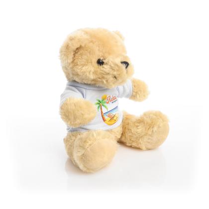 Printed 19cm Victoria bear - Baby Blue t-shirt