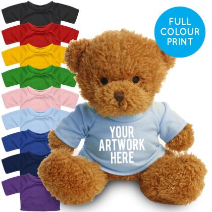 Printed Golden 18cm James bear - Baby Blue t-shirt