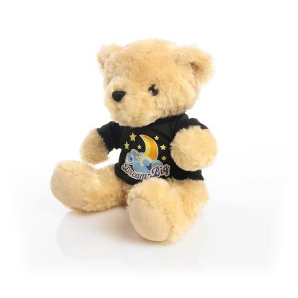Printed 19cm Victoria bear - Black t-shirt