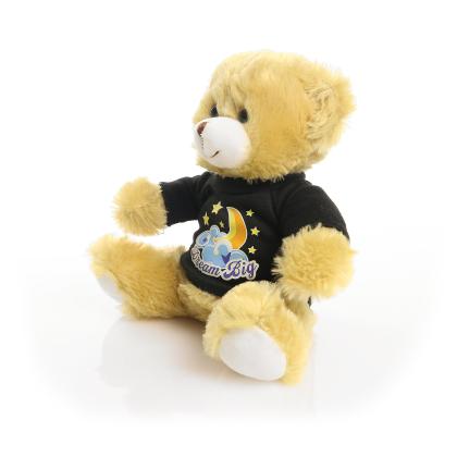 Printed 20cm Elizabeth bear - Black t-shirt