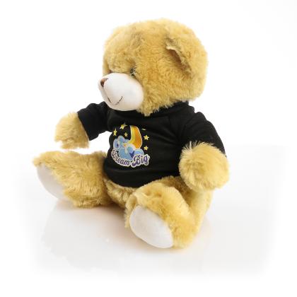 Printed 25cm Elizabeth bear - Black t-shirt