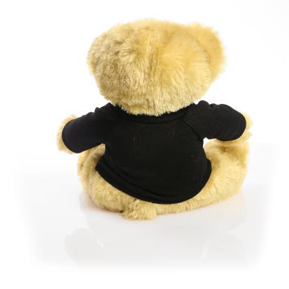 Printed 25cm Elizabeth bear - Black t-shirt