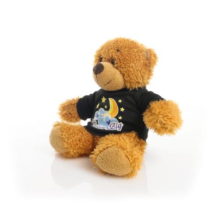 Printed 17cm Anne bear - Black t-shirt