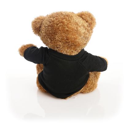 Printed Brown 22cm Edward bear - Black t-shirt Printed Brown 22cm Edward bear - Black t-shirt