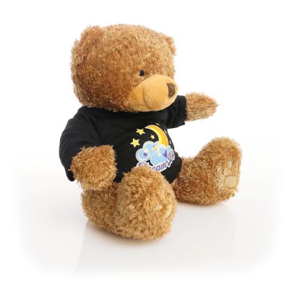 Printed Brown 22cm Edward bear - Black t-shirt Printed Brown 22cm Edward bear - Black t-shirt