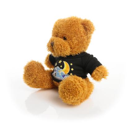 Printed Golden 18cm James bear - Black t-shirt