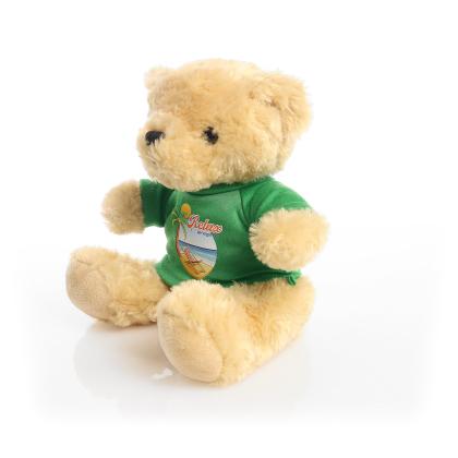 Printed 19cm Victoria bear - Green t-shirt