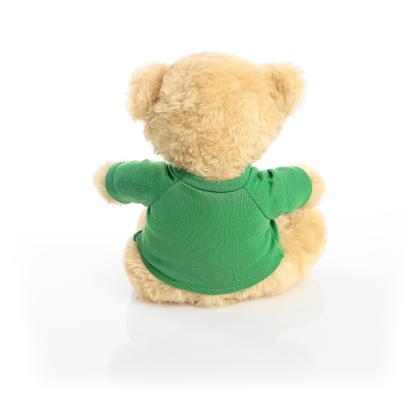 Printed 19cm Victoria bear - Green t-shirt