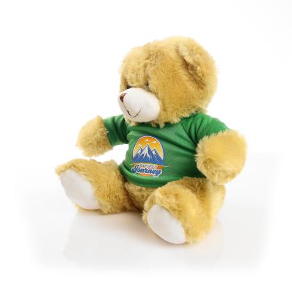 Printed 25cm Elizabeth bear - Green t-shirt