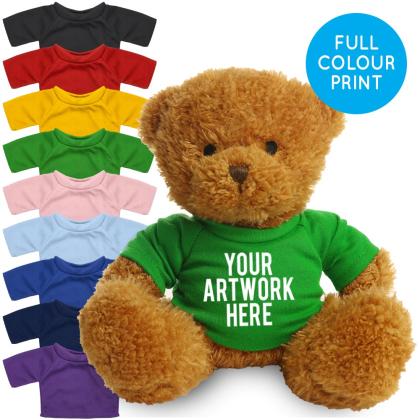 Printed Golden 18cm James bear - Green t-shirt
