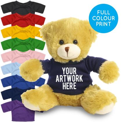 Printed 20cm Elizabeth bear - Navy Blue t-shirt