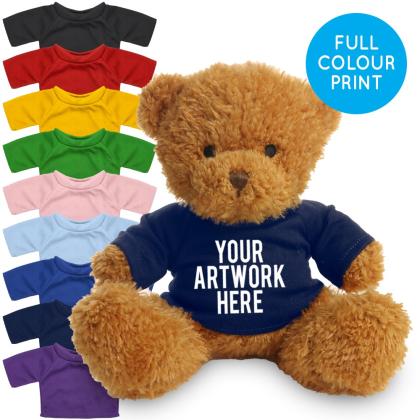Printed Golden 18cm James bear - Navy Blue t-shirt