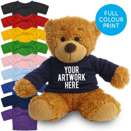 Printed 17cm Anne bear - Navy Blue t-shirt