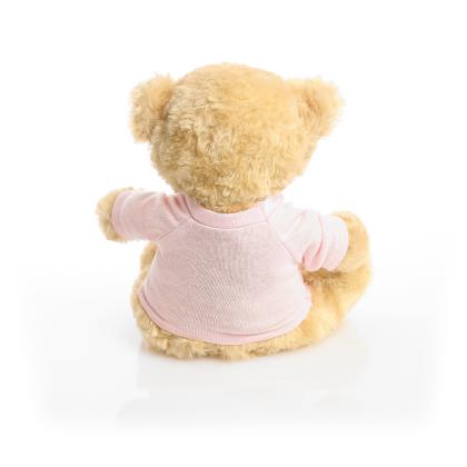 Printed 19cm Victoria bear - Baby Pink t-shirt