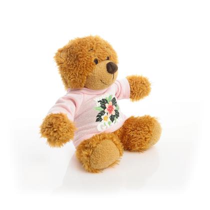 Printed 17cm Anne bear - Baby Pink t-shirt