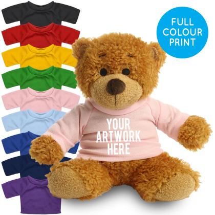 Printed 17cm Anne bear - Baby Pink t-shirt