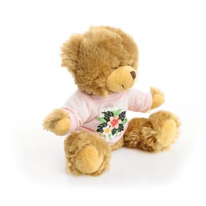 Printed 20cm Charles Jointed bear - Baby Pink t-shirt Printed 20cm Charles Jointed bear - Baby Pink t-shirt