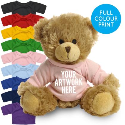 Printed 20cm Charles Jointed bear - Baby Pink t-shirt Printed 20cm Charles Jointed bear - Baby Pink t-shirt