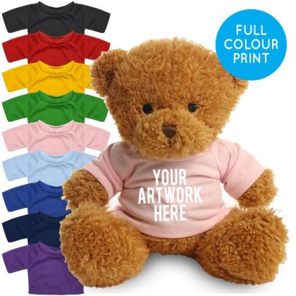 Printed Golden 18cm James bear - Baby Pink t-shirt