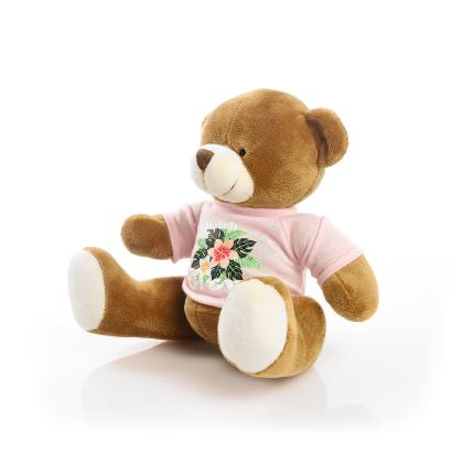 Printed 20cm Richard Bear - Baby Pink t-shirt