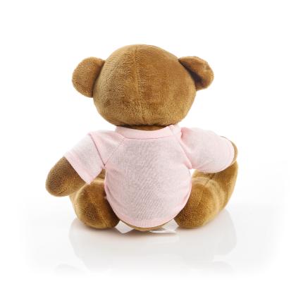 Printed 20cm Richard Bear - Baby Pink t-shirt