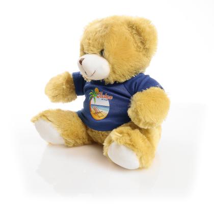 Printed 25cm Elizabeth bear - Royal Blue t-shirt