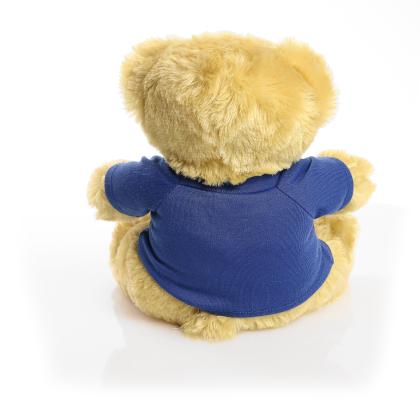 Printed 25cm Elizabeth bear - Royal Blue t-shirt