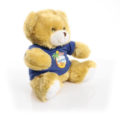 Printed 25cm Elizabeth bear - Royal Blue t-shirt