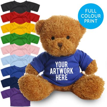 Printed Golden 18cm James bear - Royal Blue t-shirt
