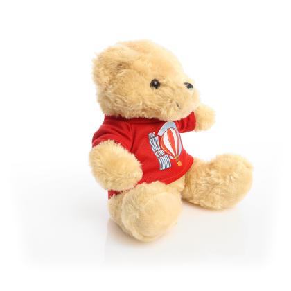 Printed 19cm Victoria bear - Red t-shirt
