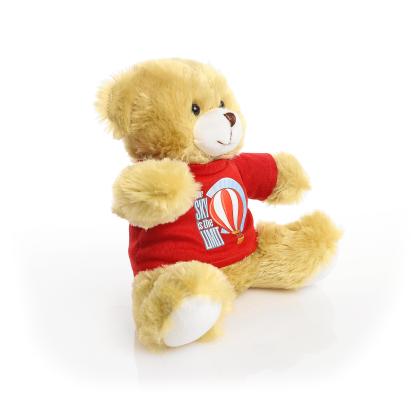 Printed 20cm Elizabeth bear - Red t-shirt