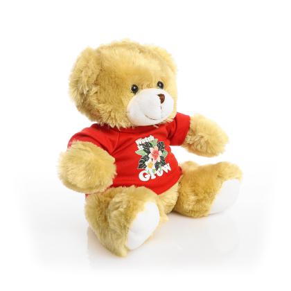 Printed 25cm Elizabeth bear - Red t-shirt