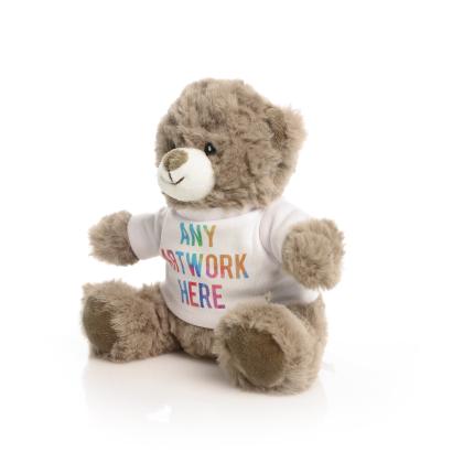 Printed ECO 17cm Mocha Catherine Bear