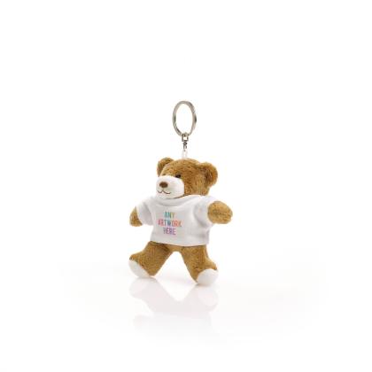 Printed 9cm George Key Ring Bear