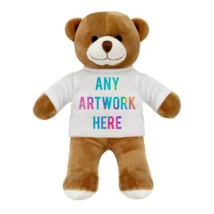 Printed Brown 14cm Henry bear