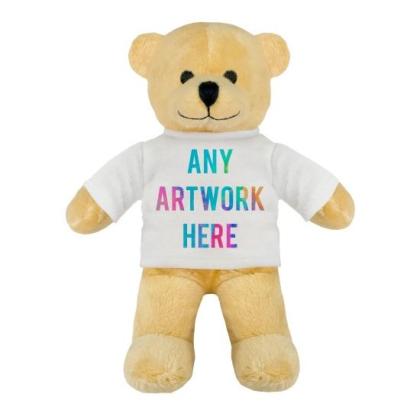 Printed Light Brown 14cm Henry bear
