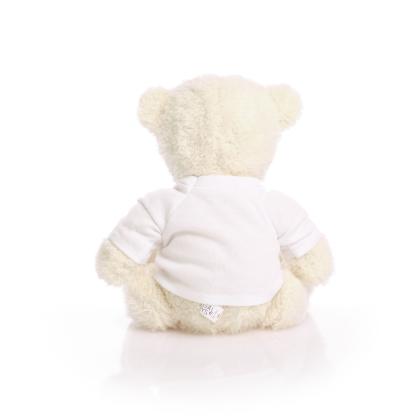 Printed White 18cm James Bear
