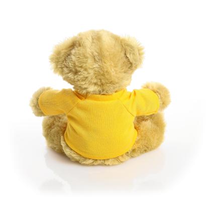 Printed 20cm Elizabeth bear - Yellow t-shirt