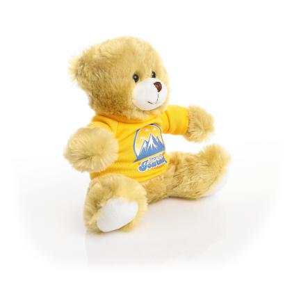 Printed 20cm Elizabeth bear - Yellow t-shirt