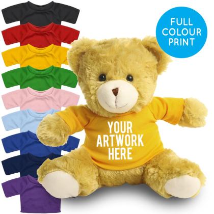 Printed 25cm Elizabeth bear - Yellow t-shirt Printed 25cm Elizabeth bear - Yellow t-shirt