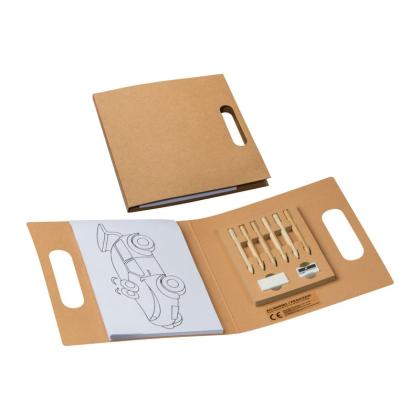 Kids Colouring Book with Coloured Pencils Forio