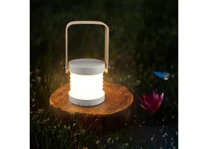 Coollux multifunctional LED lamp with bamboo handle