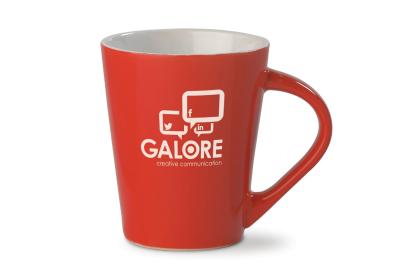 Bright red 'Nice' mug 270ml