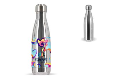 Sagaform Nils steel bottle Chrome 500 ml