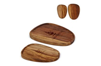 InSideOut 2-pack wooden trays in organic shape InSideOut 2-pack wooden trays in organic shape