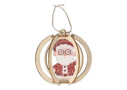 InSideOut Wooden Christmas ornament set of 3