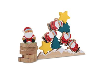 InSideOut Wooden Santa balancing game